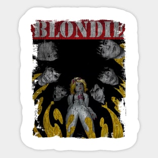 TEXTURE ART - BLONDIE ROCKBAND Sticker
